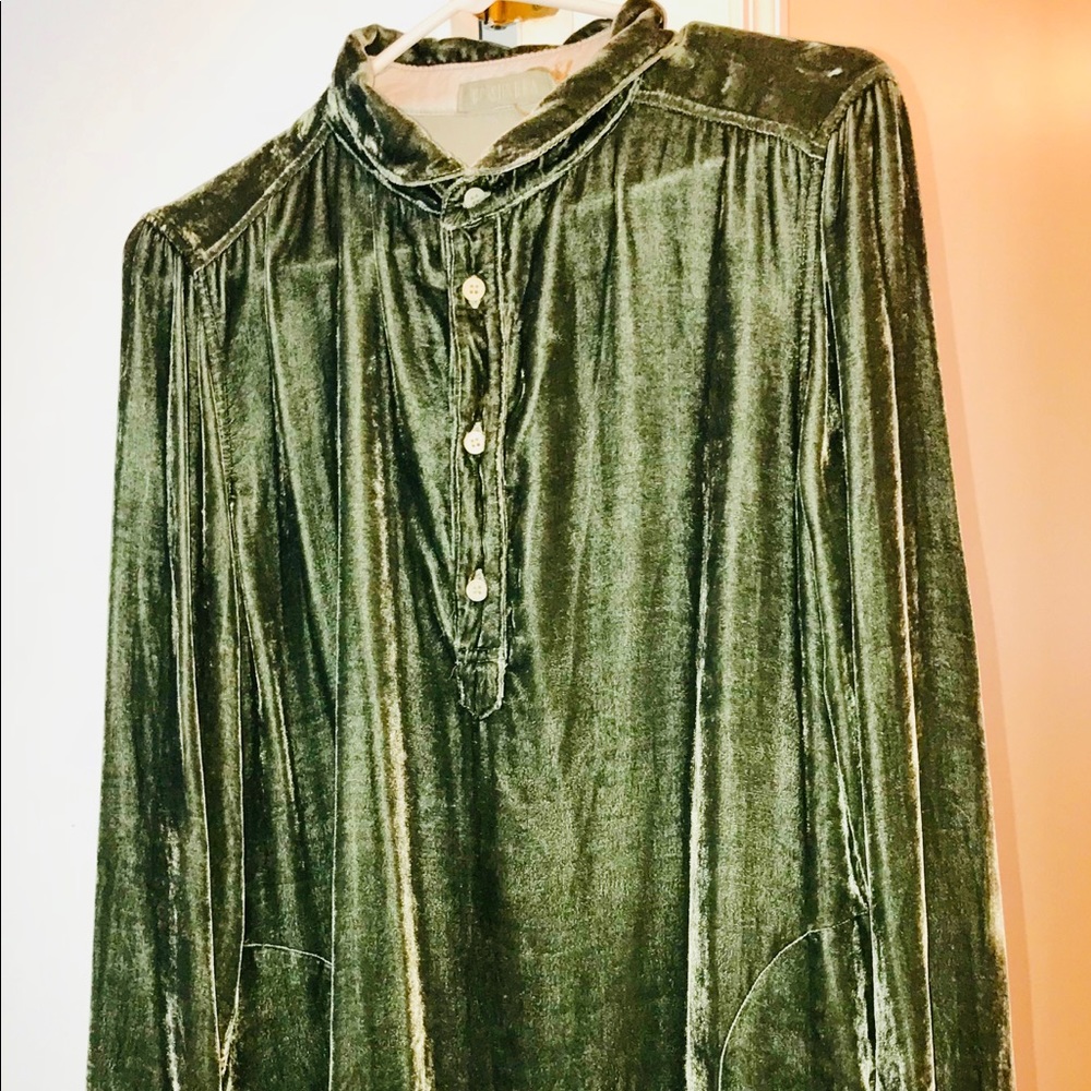 CP Shades( Sundance Catalogue) velvet Shirt